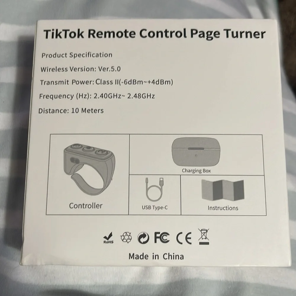 TikTok page turner remote